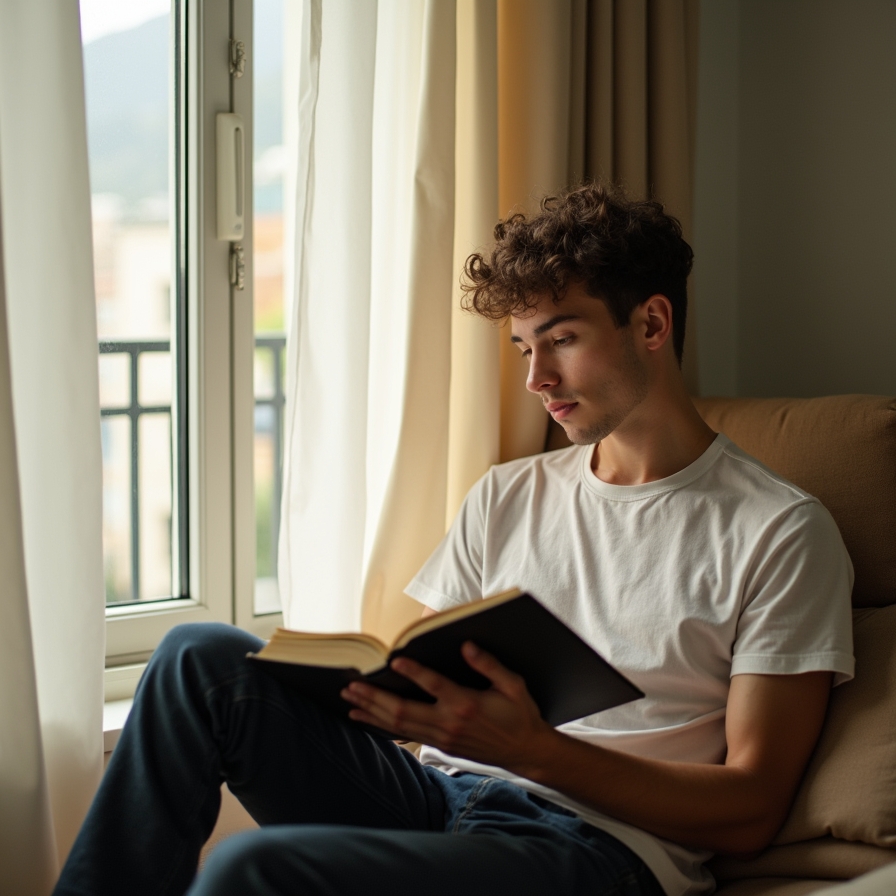 Flux_Dev_Crea_una_fotografa_cuadrada_de_un_hombre_joven_leyend_0